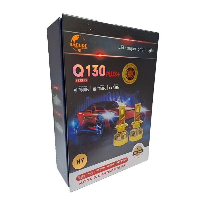 هدلایت تکپرو مدل Q130 پایه H4 بسته دو عددی — تصویر ۳