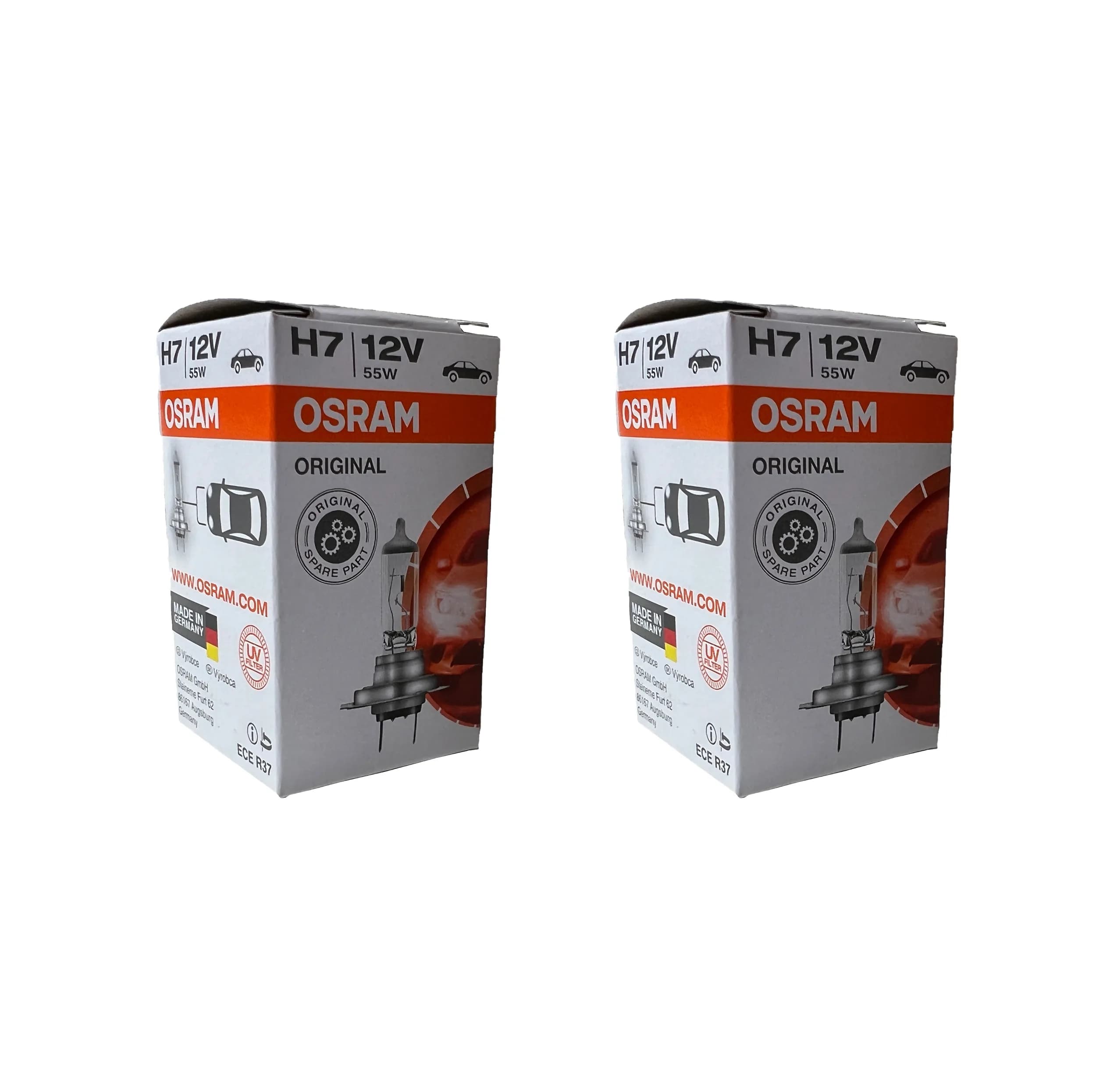 لامپ هالوژن خودرو اسرام مدل H7 12V 55W بسته دو عددی — تصویر ۷