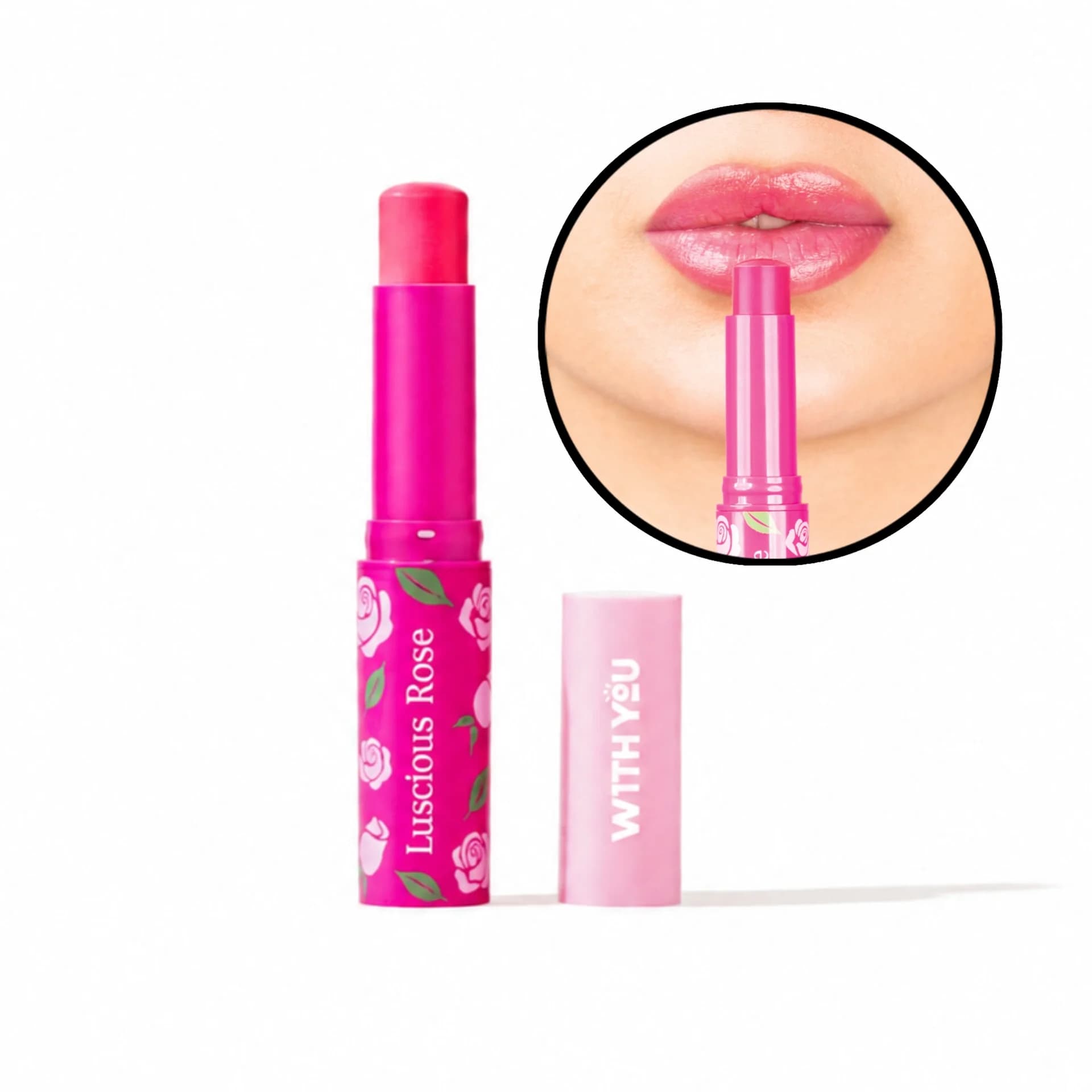 بالم لب Luscious Rose برند WITH YOU