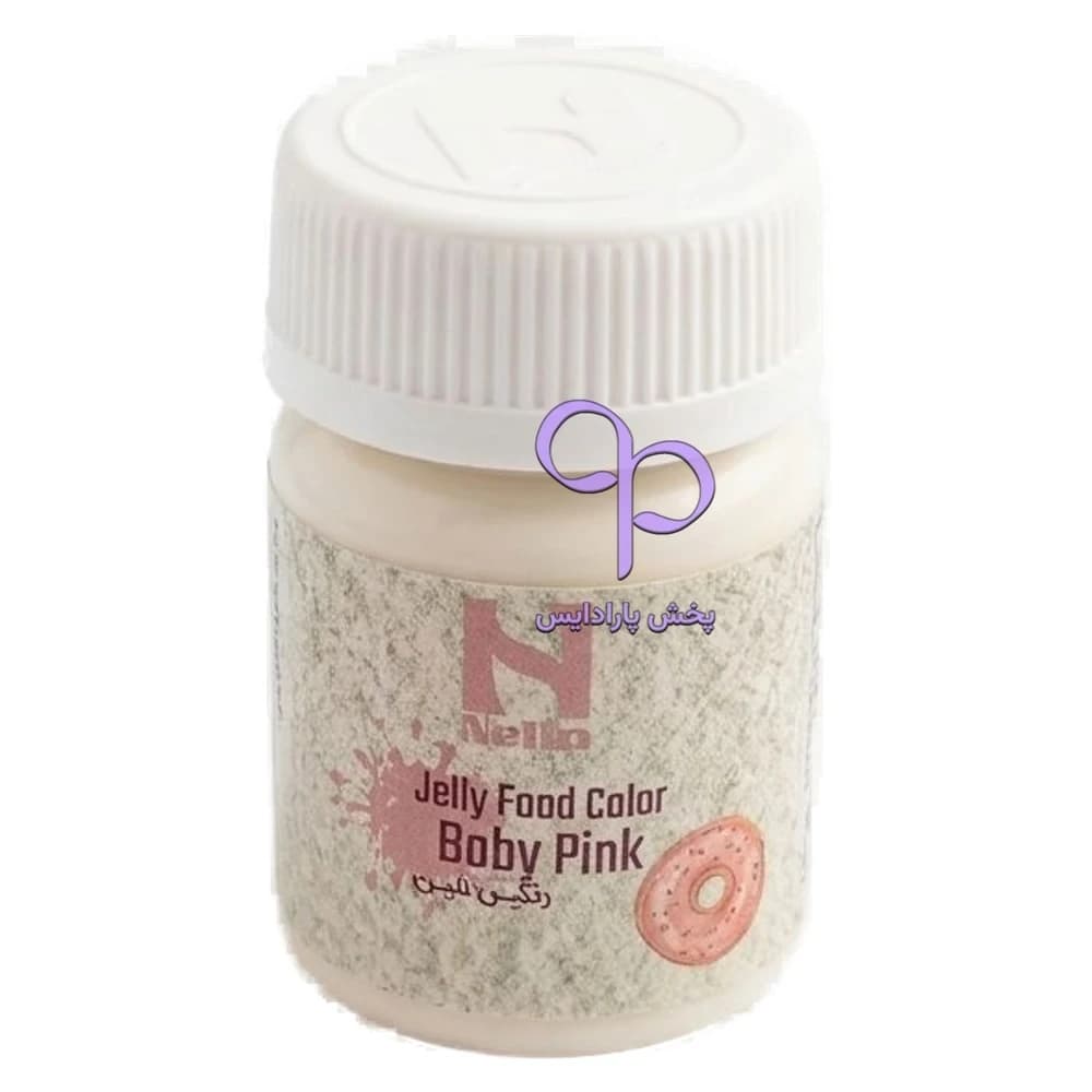 رنگ ژله ای 35 گرمی نلین صورتی روشن (Baby pink)