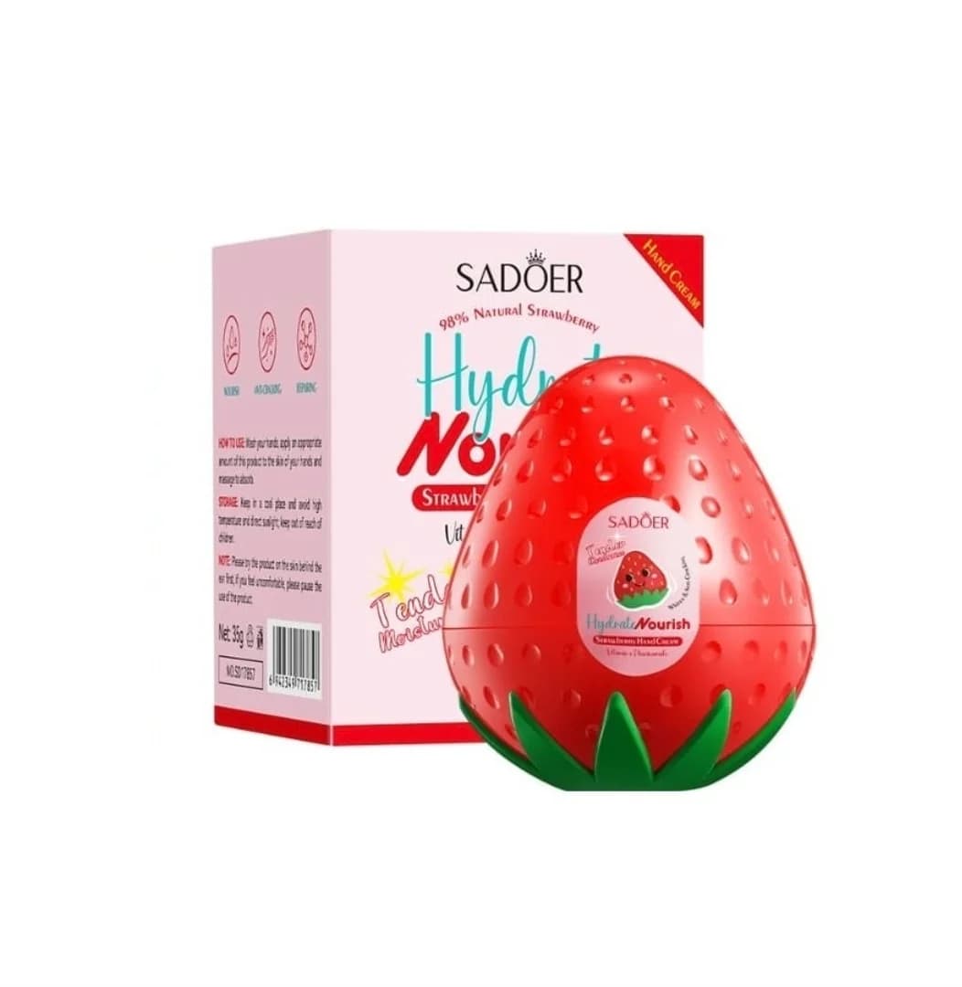 کرم دست توت فرنگی حاوی نیاسینامید 35 گرم