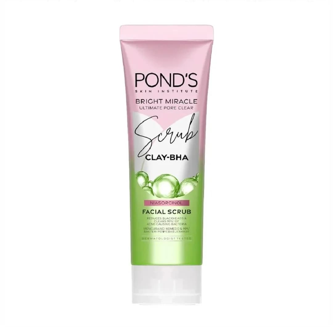 فوم شستشوی صورت پوندز مدل Scrub Clay-BHA