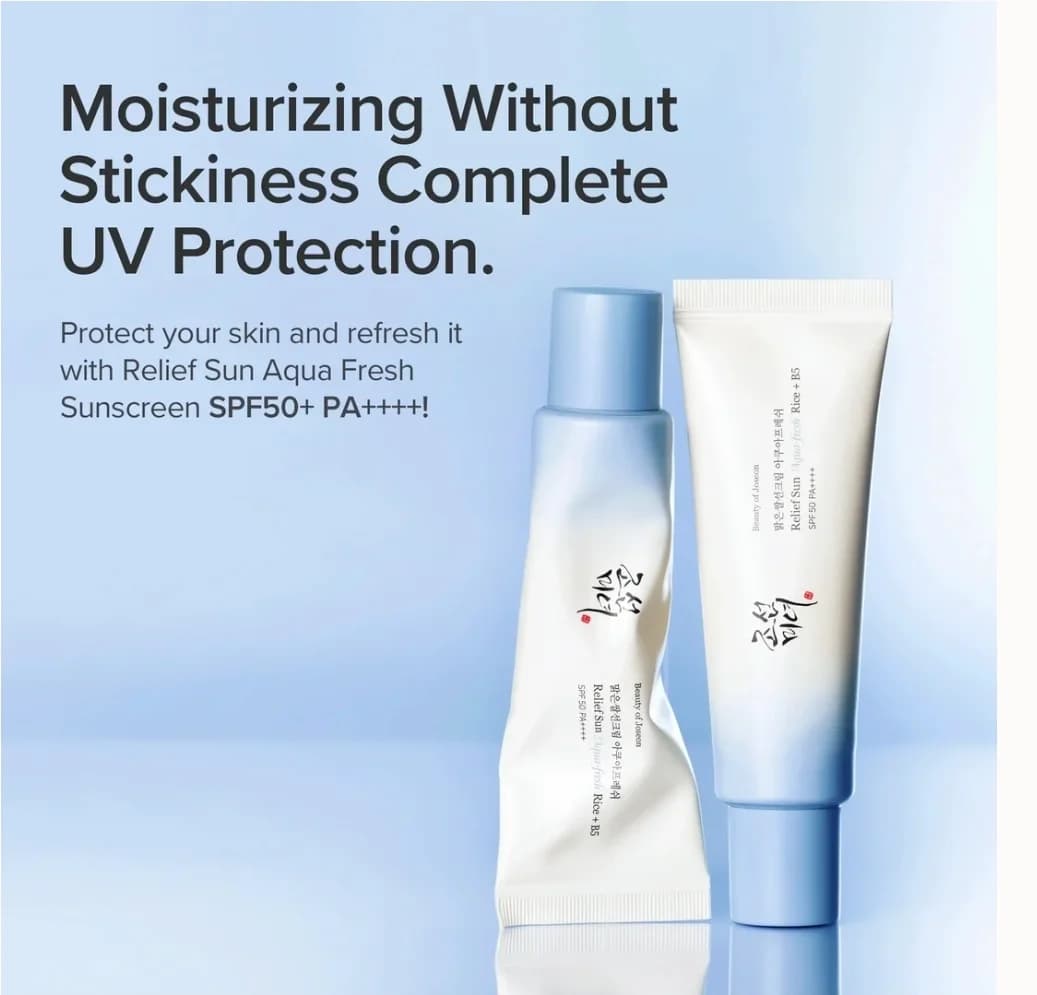 ضدآفتاب بیوتی آف جوسان Aqua Fresh SPF50 حجم 50 میل — تصویر ۳