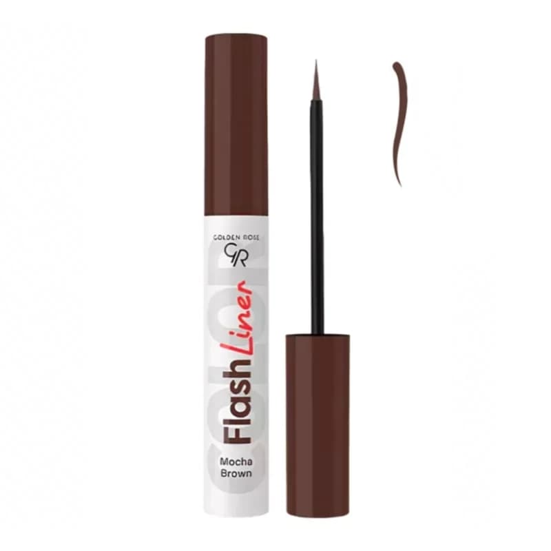 خط چشم مویی گلدن رز رنگ Mocha Brown