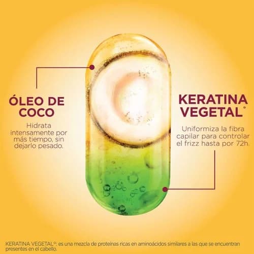 کرم مو حالت‌دهنده گارنیر Coconut مخصوص موهای خشک و آسیب‌دیده 300 میلی‌لیتر — تصویر ۴