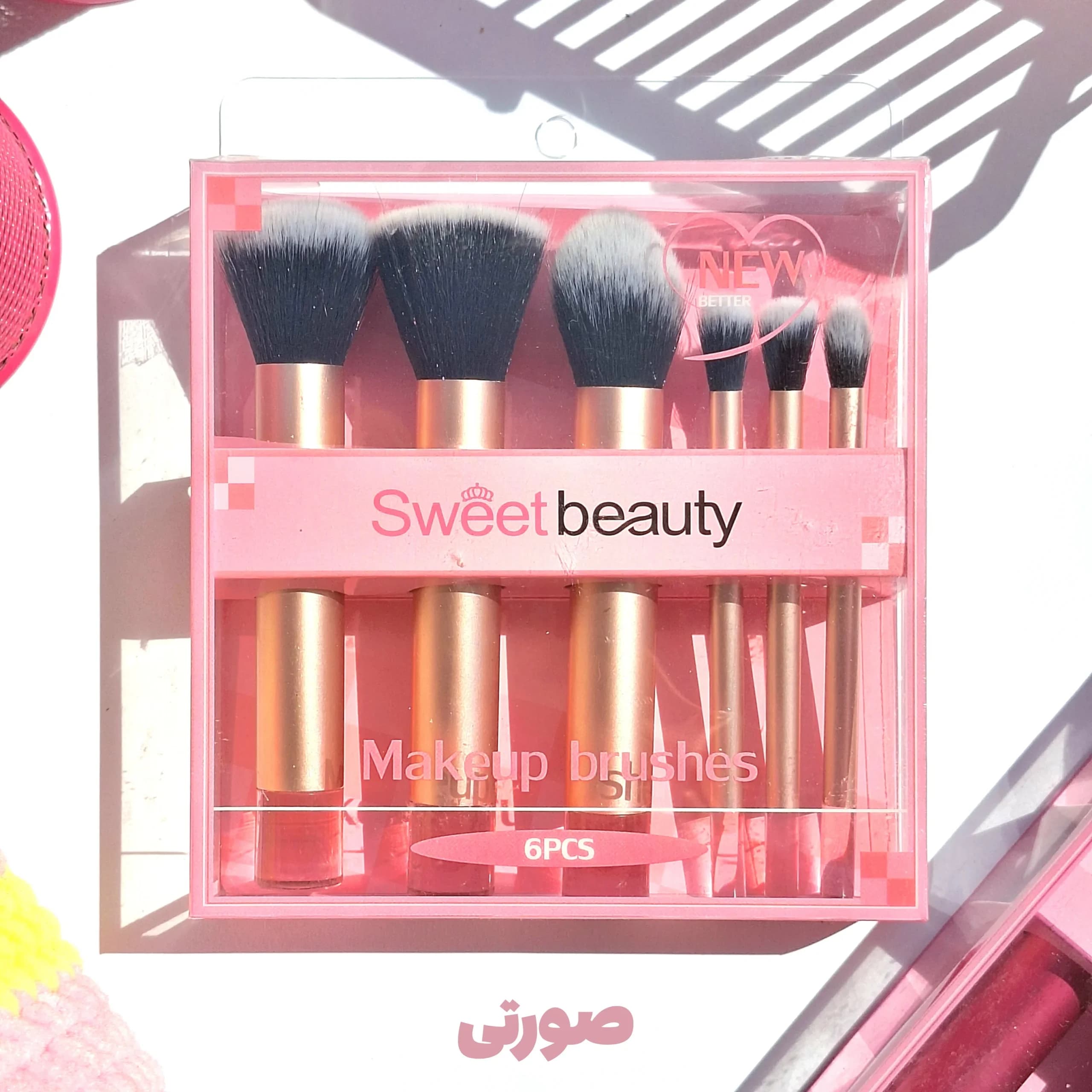 ست براش آرایشی 6 تکه Sweet Beauty — تصویر ۴