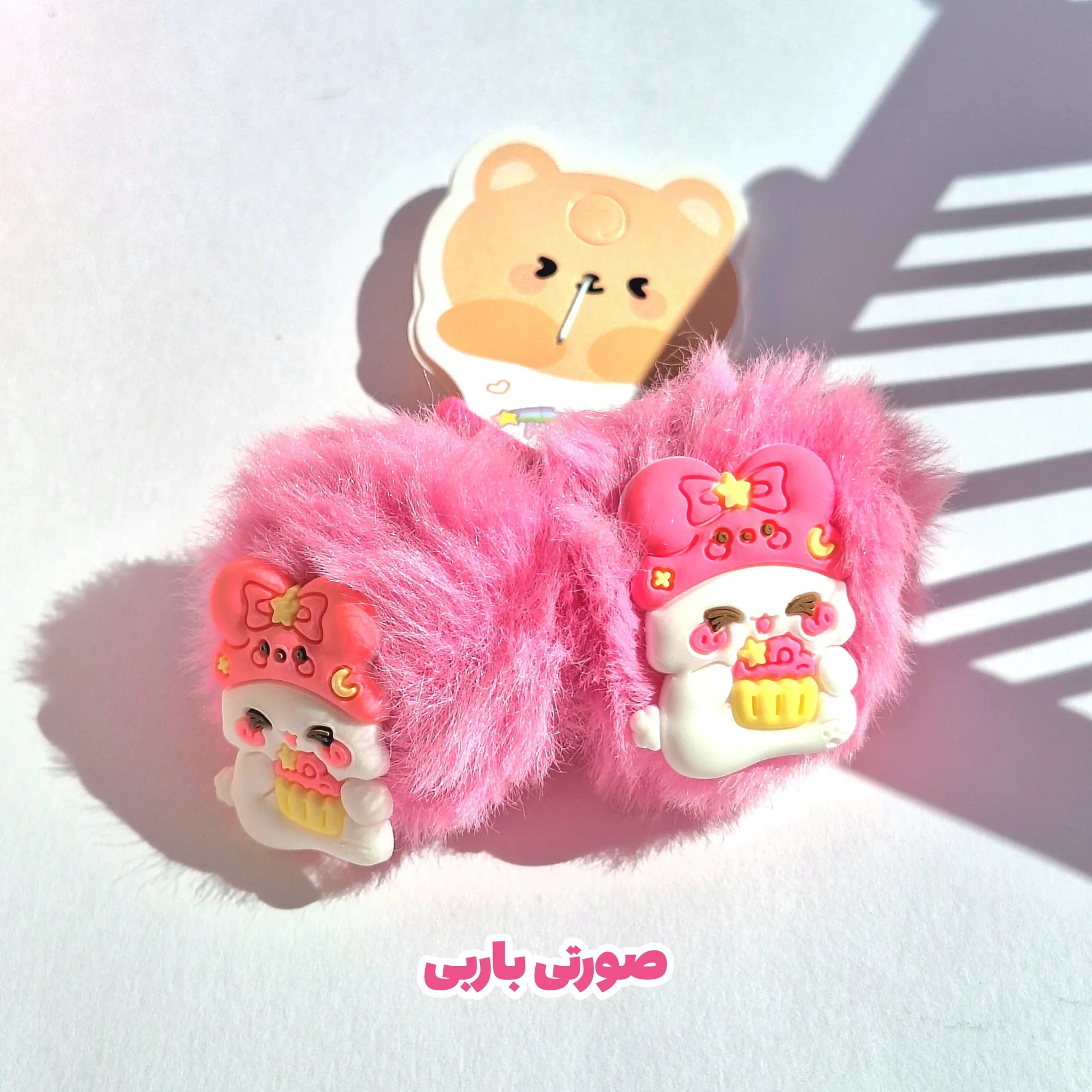 کش مو نرمالو توپی | ۵ کد رنگی (هر کد یک جفت) — تصویر ۶