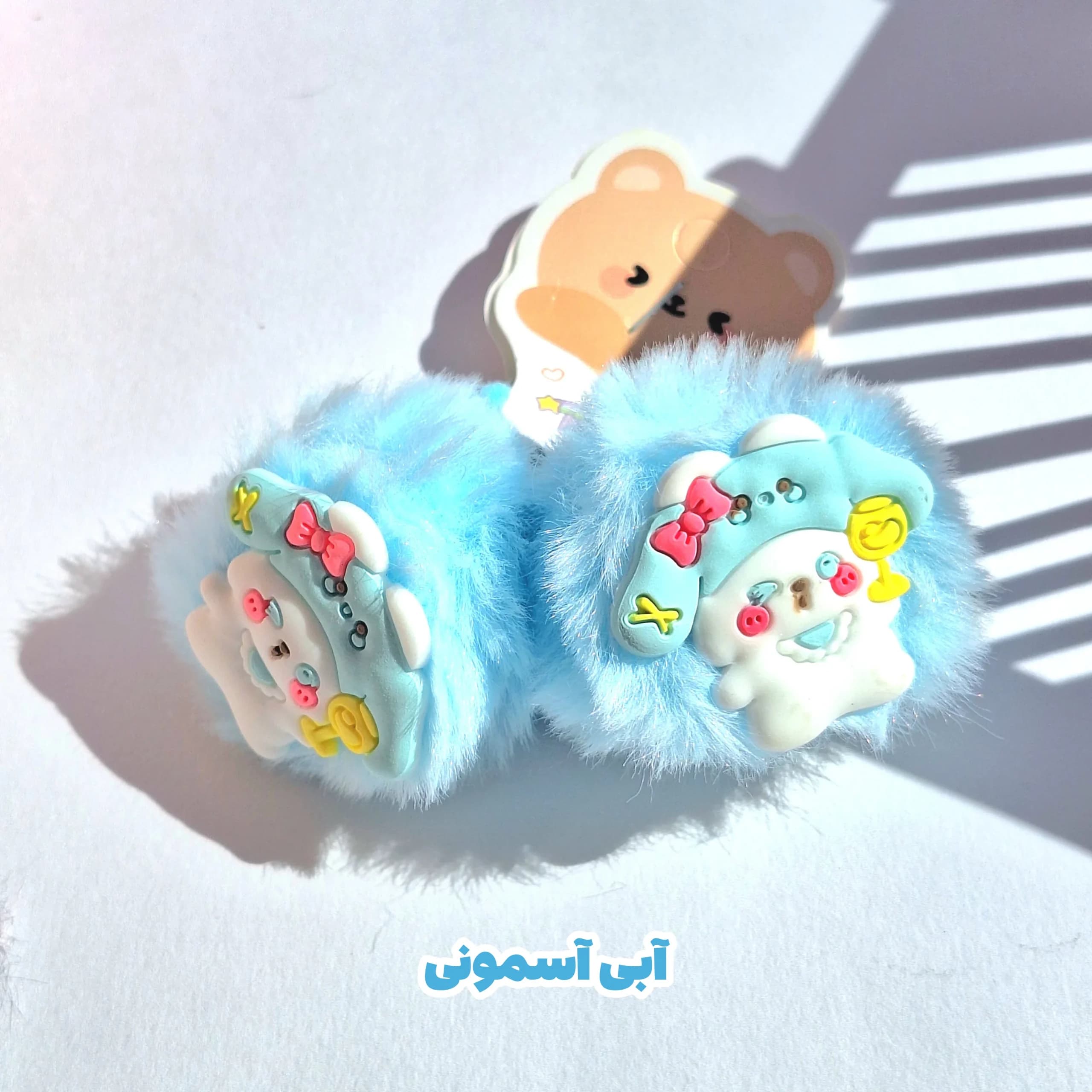 کش مو نرمالو توپی | ۵ کد رنگی (هر کد یک جفت) — تصویر ۵