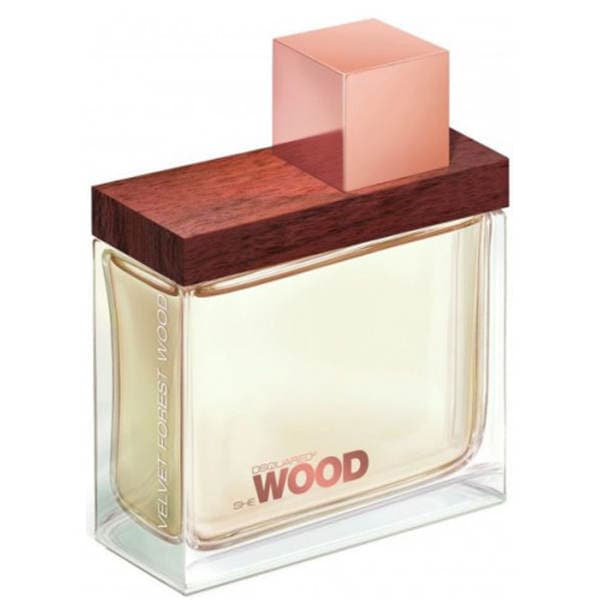 ادوپرفیوم زنانه دیسکوارد مدل She velvet forest wood حجم ۵۰ میلی لیتر