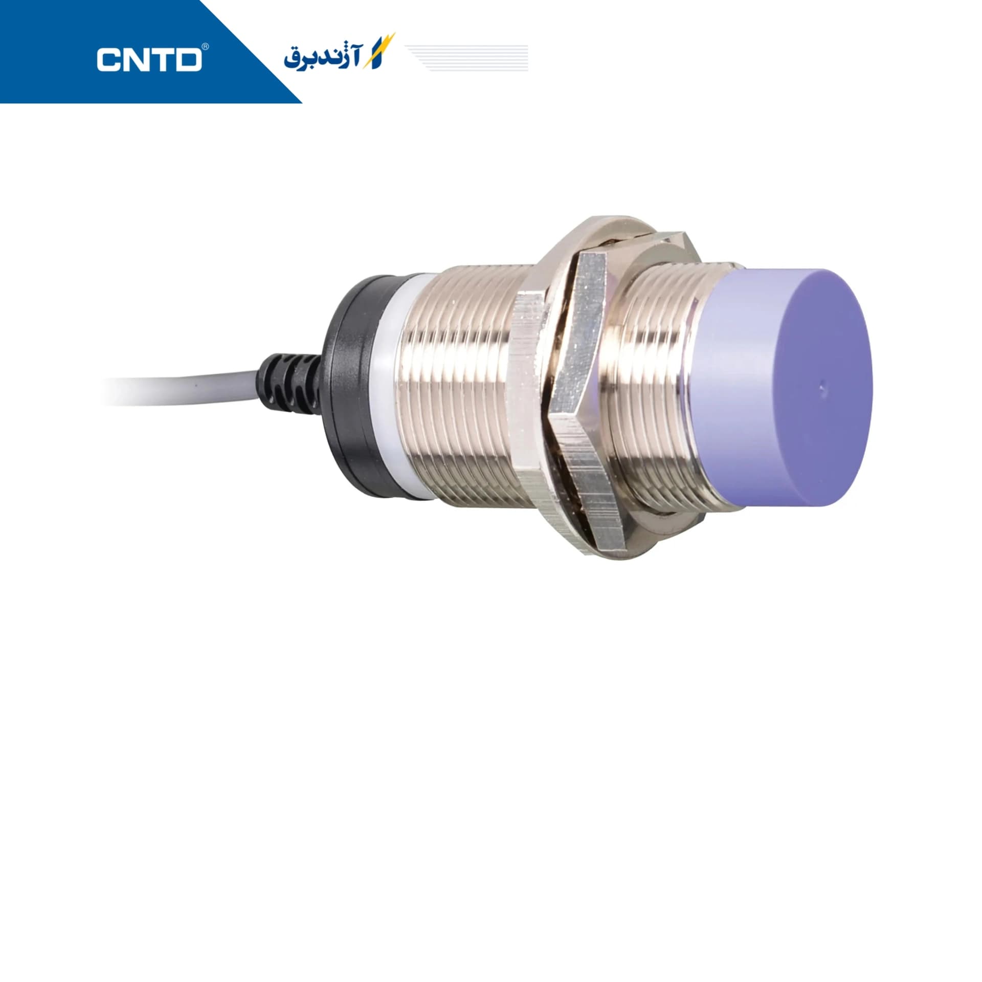 سنسور القایی استوانه ای قطر 30mm فاصله دید 25mm خروجی NPN NO+NC