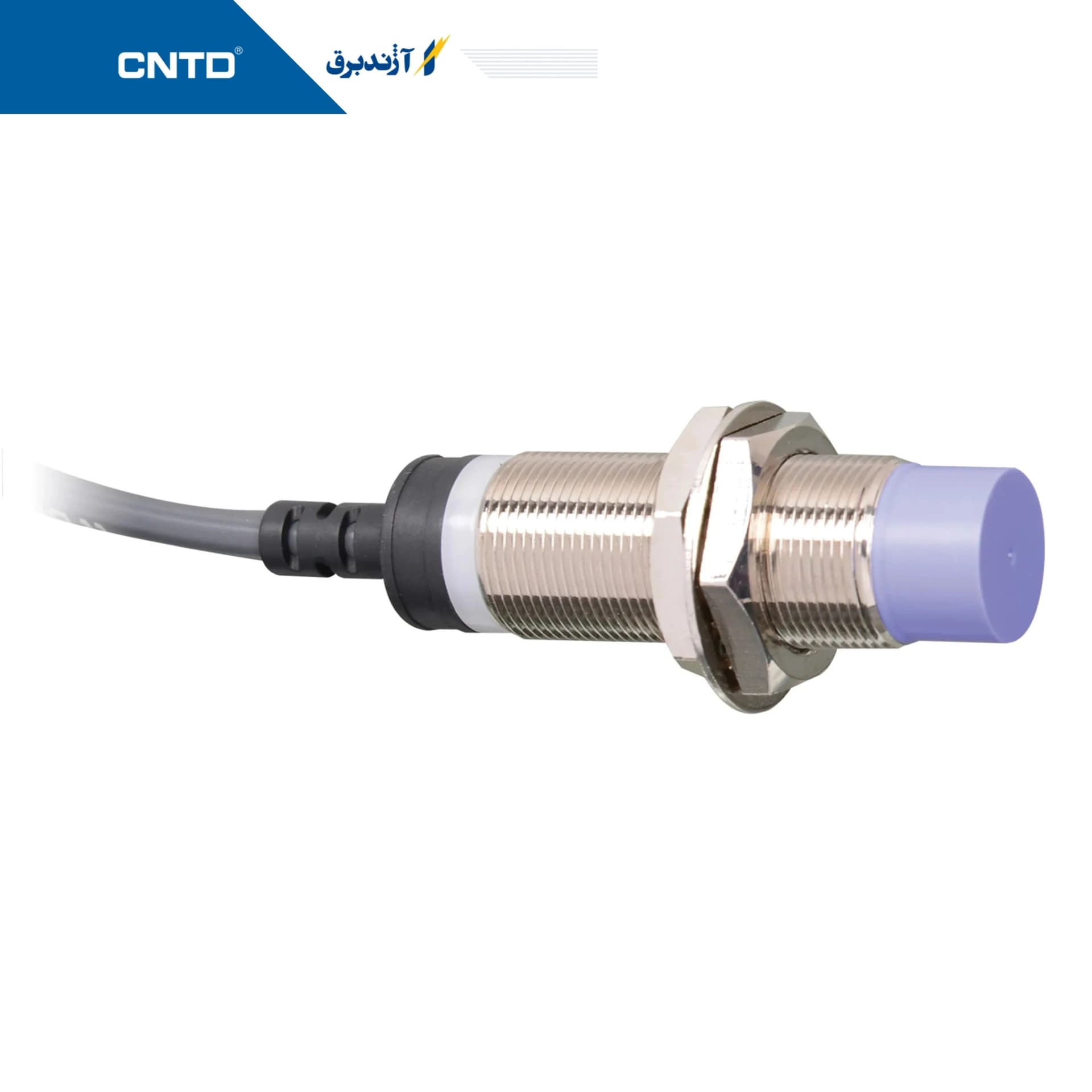 سنسور القایی استوانه ای قطر 18mm فاصله دید 15mm خروجی NPN NO+NC