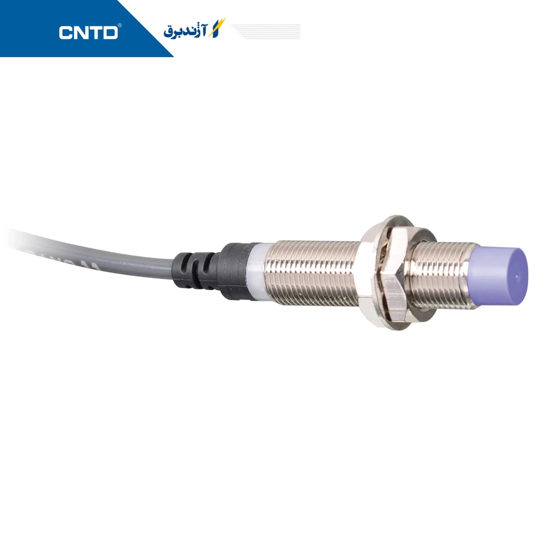 سنسور القایی استوانه ای قطر 12mm فاصله دید 7mm خروجی PNP NO+NC