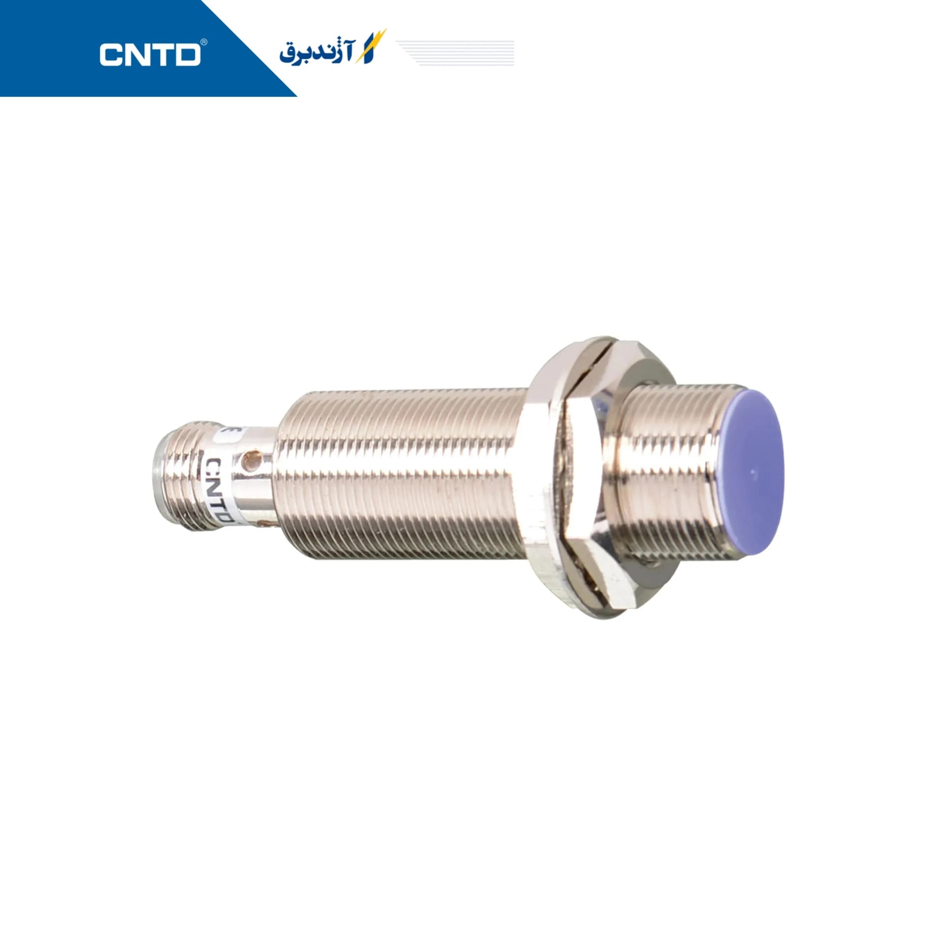 سنسور القایی استوانه ای سوکتی قطر 18mm فاصله دید 10mm خروجی PNP NO+NC