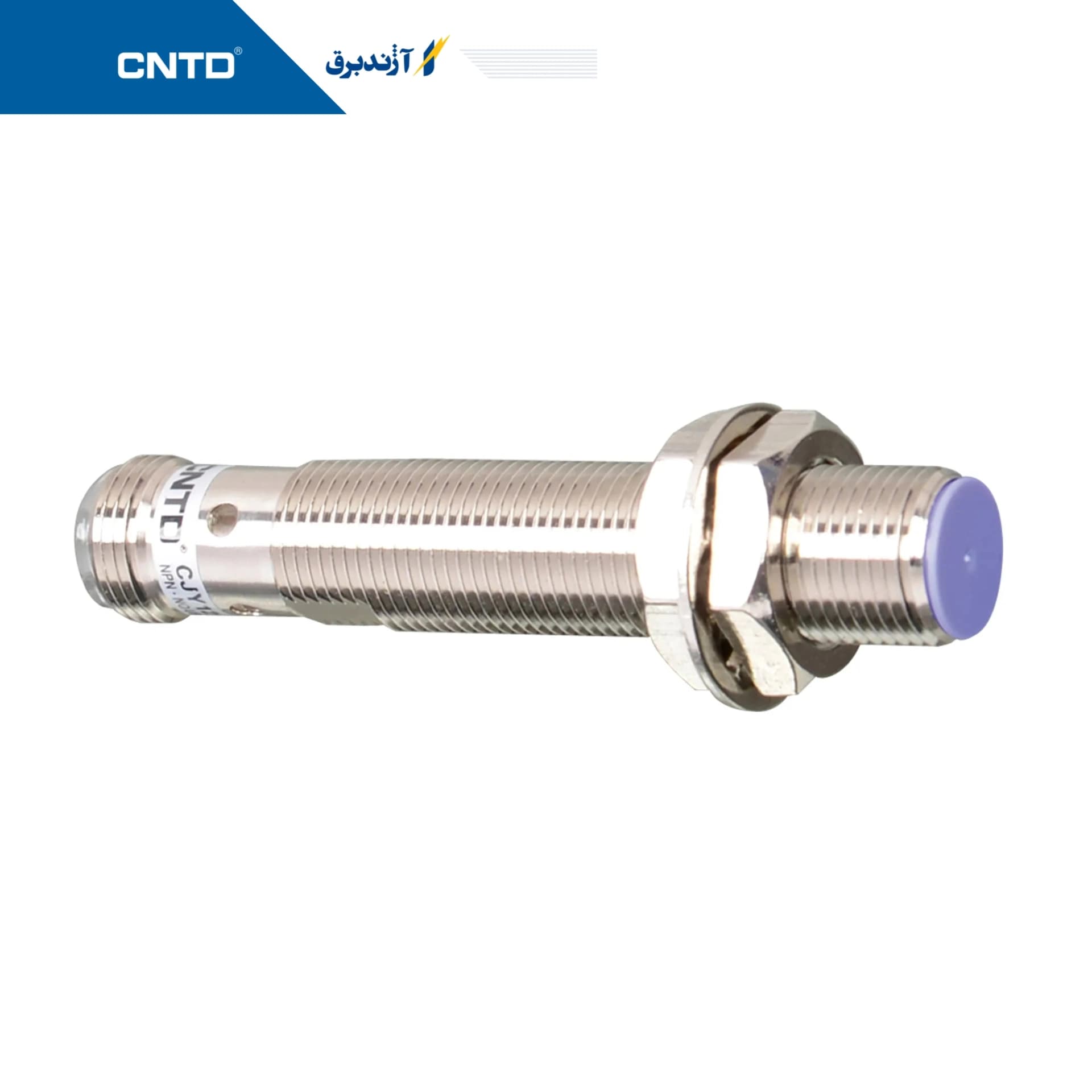 سنسور القایی استوانه ای سوکتی قطر 12mm فاصله دید 4mm خروجی NPN NO+NC