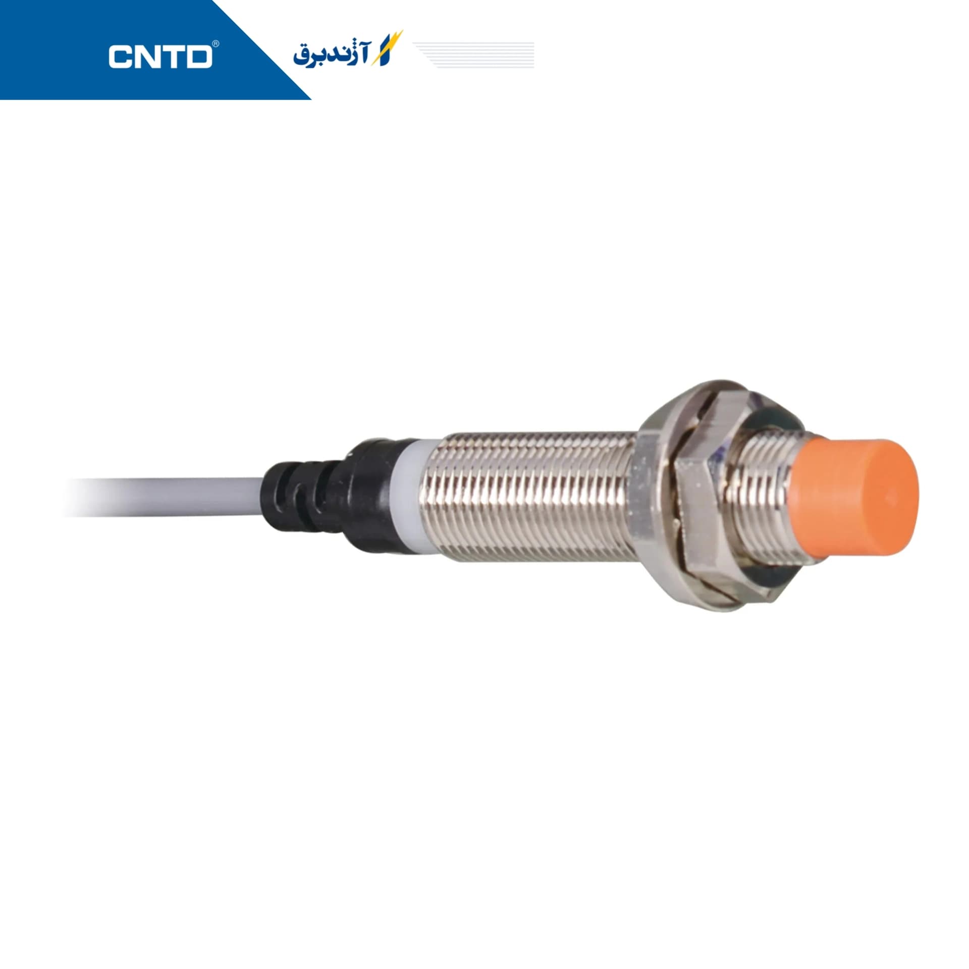 سنسور القایی استوانه ای قطر 8mm فاصله دید 2mm خروجی NPN NO