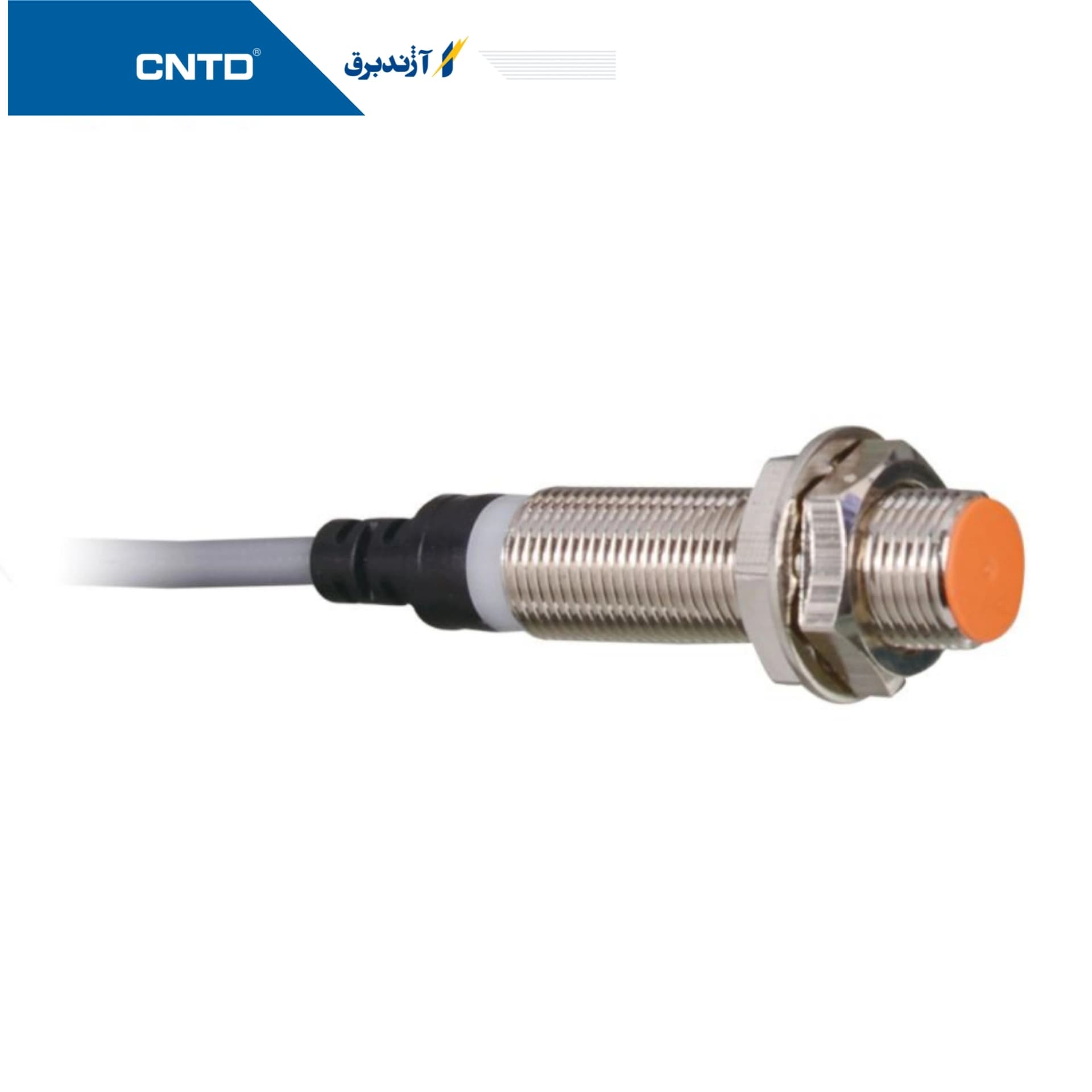 سنسور القایی استوانه ای قطر 8mm فاصله دید 1mm خروجی PNP NO