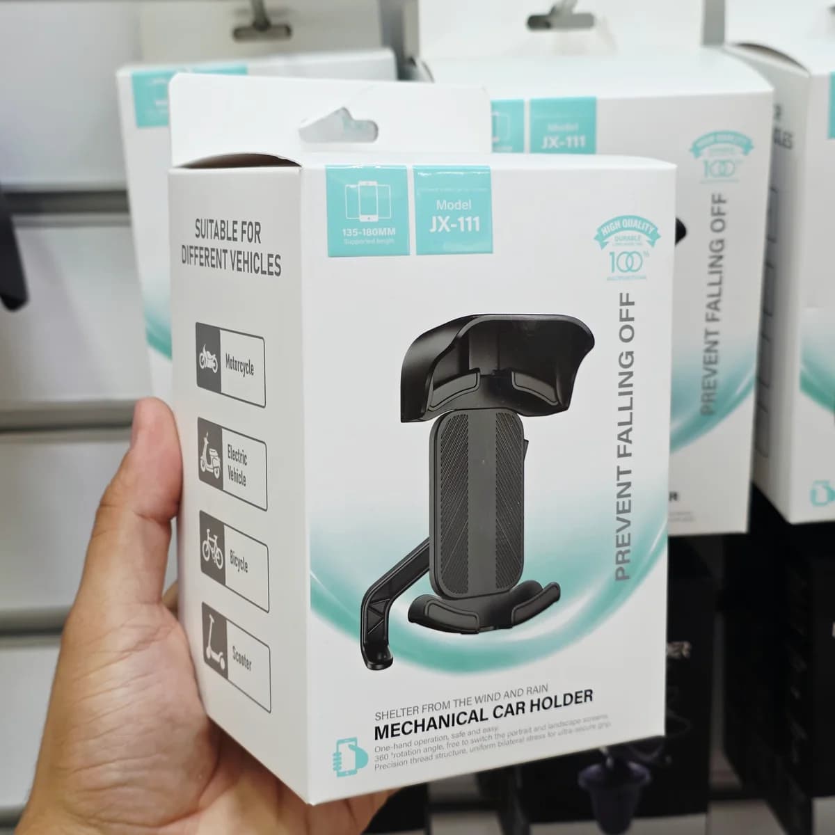هولدر موبایل موتور JX-111 | چرخش 360 درجه و مکانیکی — تصویر ۳