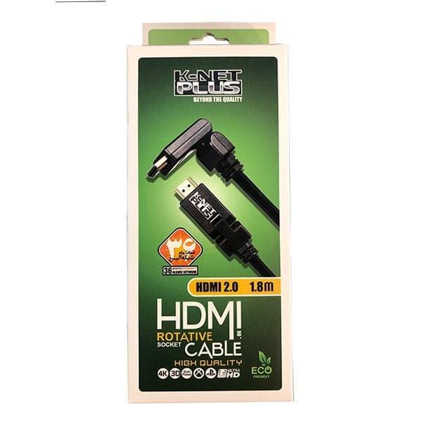 کابل HDMI2.0 Rotative کی نت پلاس به طول 1.8 متر مدل KP-CHR2018 — تصویر ۳