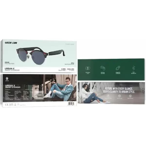 عینک هوشمند گرین لاین مدل Green Lion Urban‑X Smart Eyewear — تصویر ۵