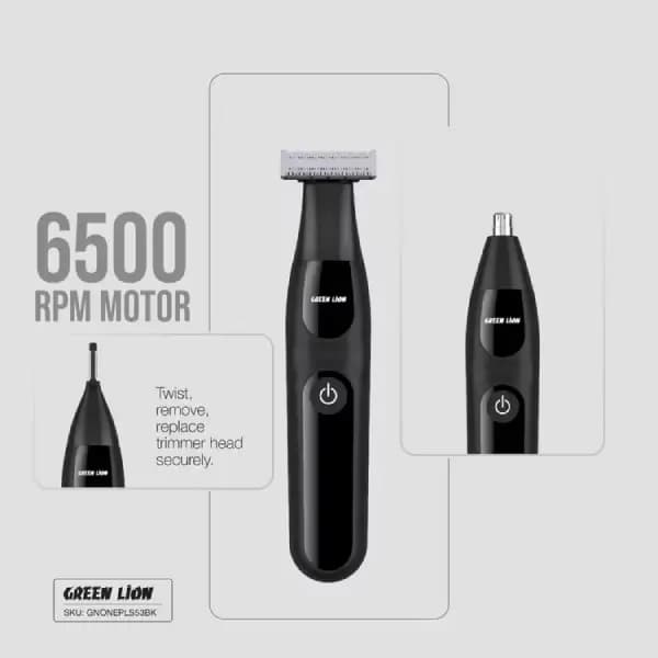ماشین اصلاح بینی و گوش گرین‌ لاین مدل Green Lion One Blade Plus Trimmer — تصویر ۸
