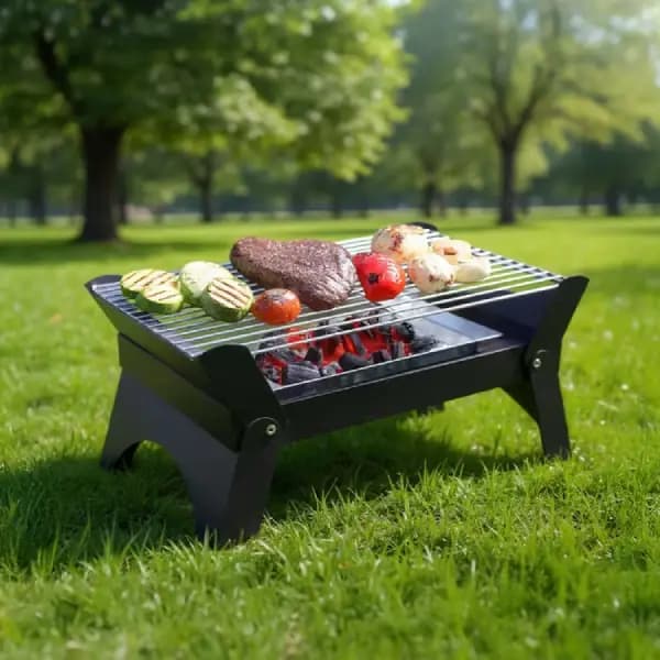 باربیکیو گرین‌ لاین مدل Green Lion Quadra Foldable BBQ Grill — تصویر ۴
