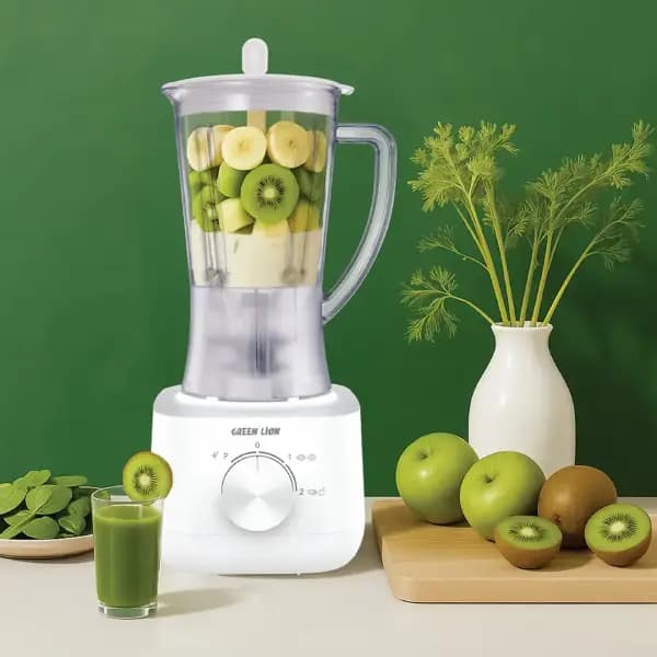 آبمیوه‌گیر و بلندر گرین‌ لاین مدل Green Lion Jet Blend Juice Blender 650W — تصویر ۳