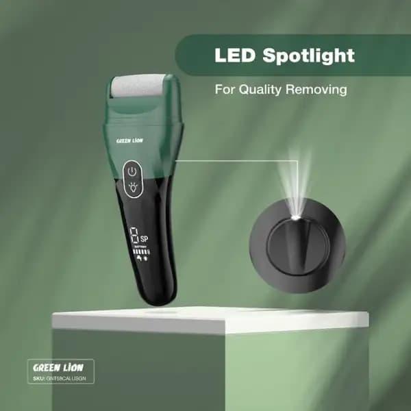 سنگ پا شارژی گرین لاین مدل Green Lion Rechargeable Callus Remover — تصویر ۵