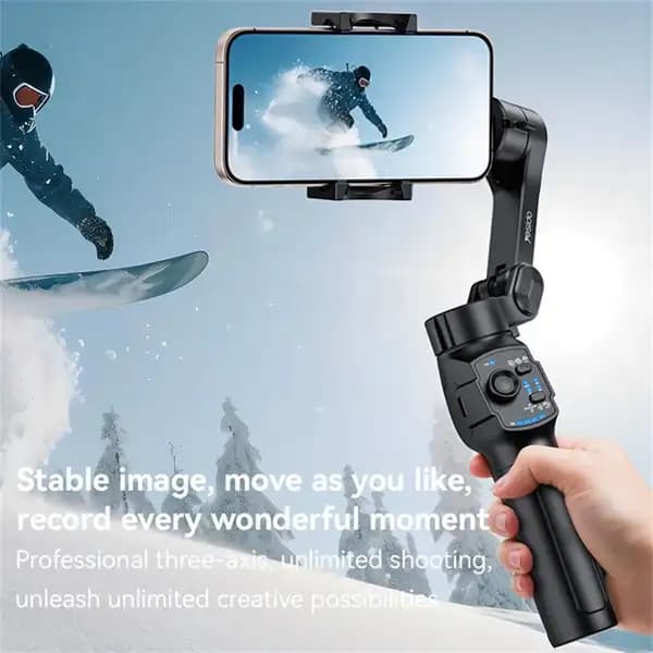 گیمبال سه‌محوره یسیدو مدل Yesido SF27 3‑Axis Handheld Gimbal Stabilizer for Smartphones — تصویر ۶
