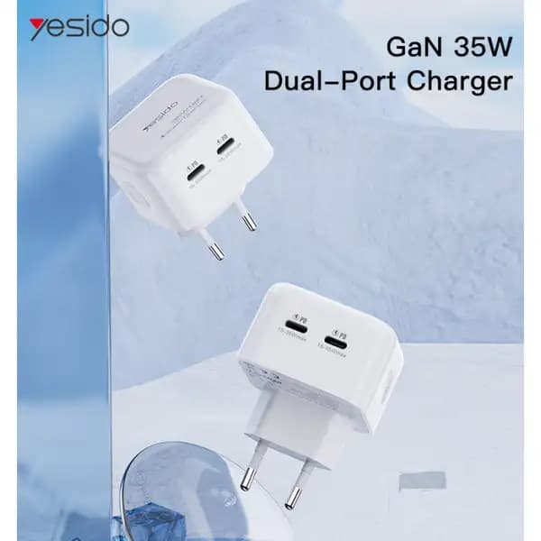 شارژر دیواری 35 وات یسیدو مدل Yesido YC38 — تصویر ۲