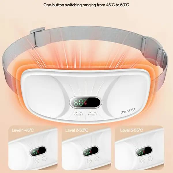 کمربند گرمایشی و ماساژور قاعدگی یسیدو مدل YESIDO MG28 — تصویر ۴