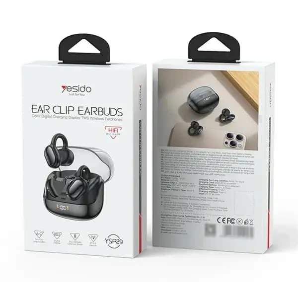 ایرپاد یسیدو مدل YESIDO YSP29 TWS Clip‑On Headphones Outdoor Sports — تصویر ۸