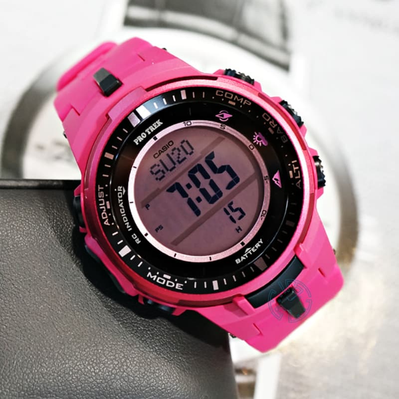 ساعت مچی مردانه زنانه کاسیو پروترک PRO TREK PRW-3000-4B — تصویر ۳
