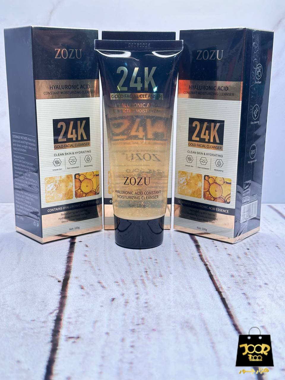 فوم شوینده صورت طلا برند Zozu — تصویر ۳