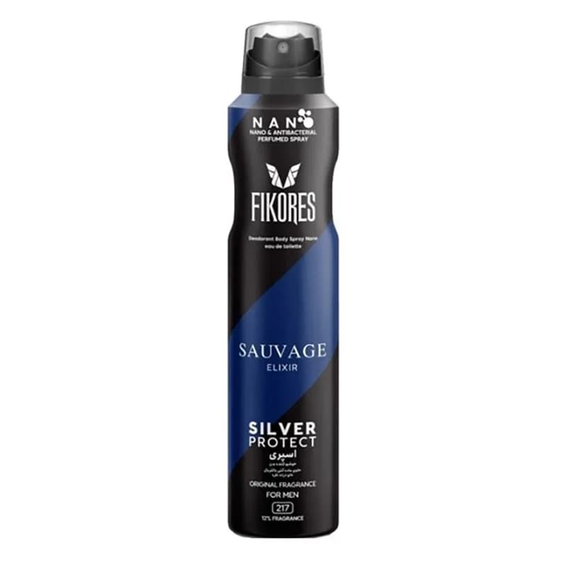 اسپری مردانه فیکورس مدل sauvage elixir حجم 200 میلی لیتر