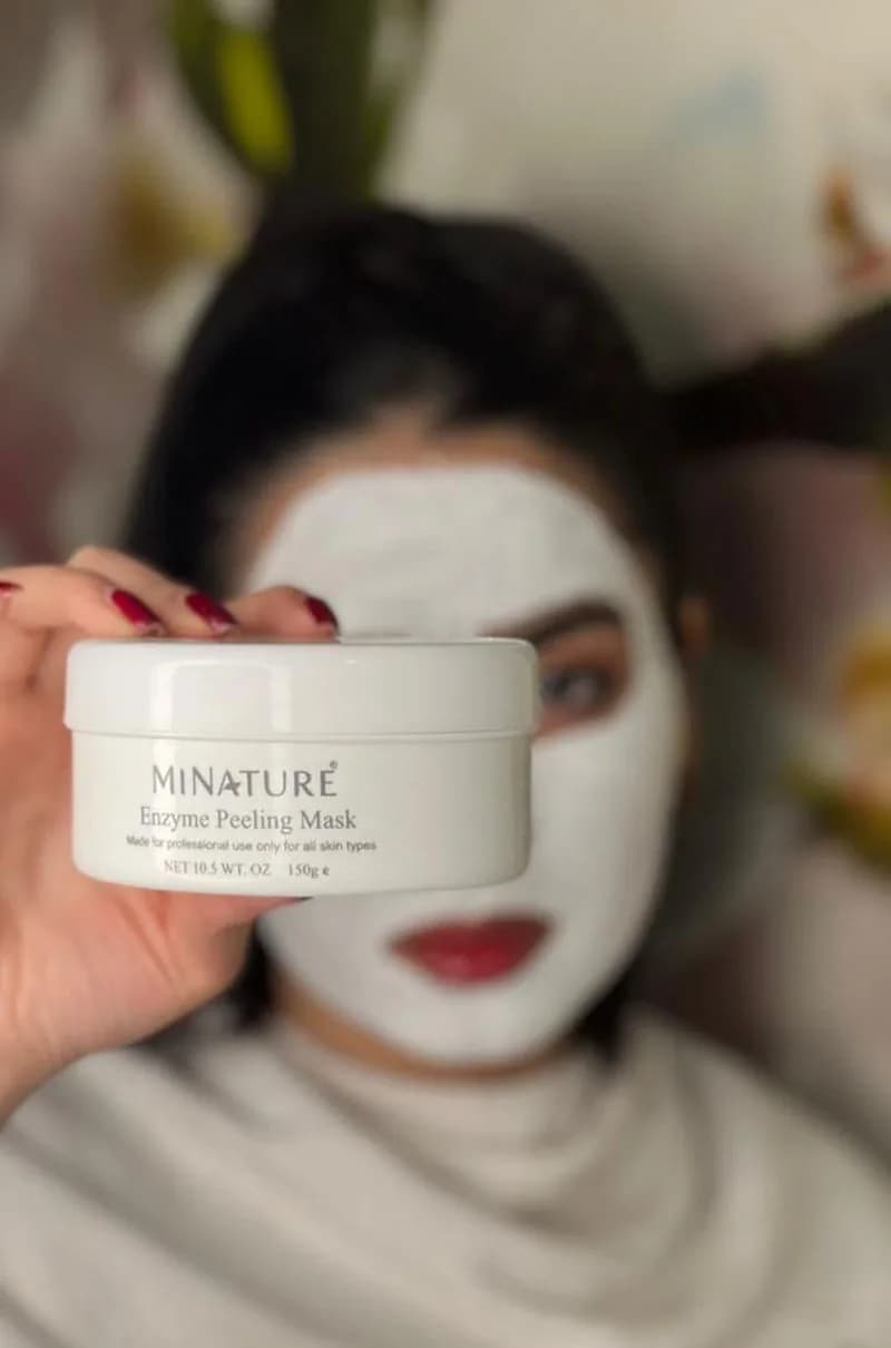 پیلینگ آنزیمی میناتور Minatuer حجم 150 گرم — تصویر ۴