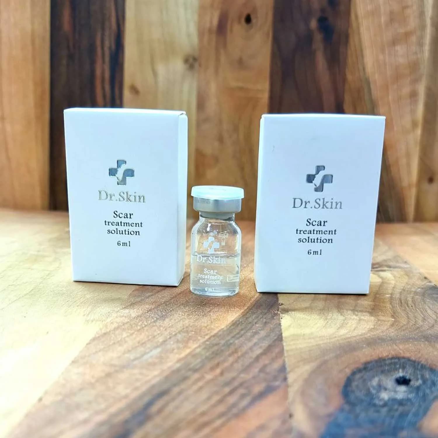 کوکتل درمان اسکار و جای سوختگی دکتر اسکین Dr skin حجم 6 میلی لیتر — تصویر ۲