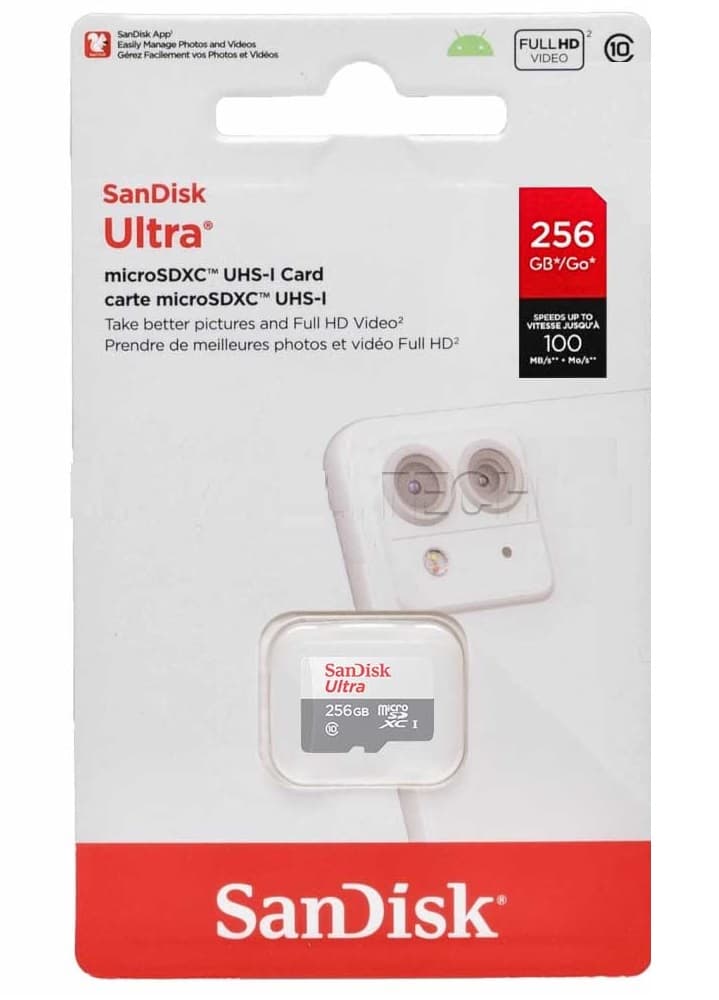 کارت حافظه microSDXC سن دیسک مدل Ultra سری SDSQUNR-GN3MN ظرفیت 256 گیگابایت — تصویر ۲