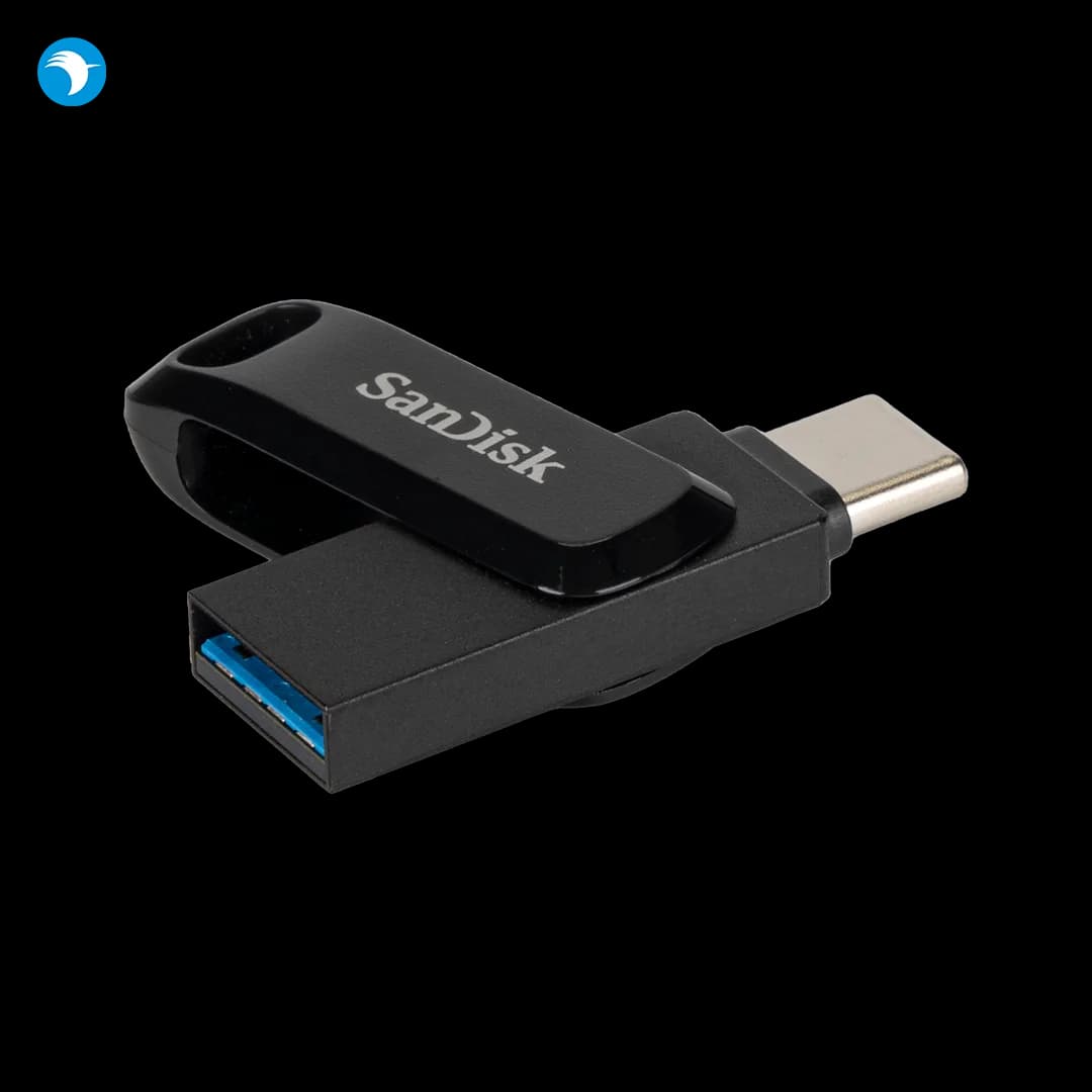 فلش مموری سن دیسک مدل Ultra Dual Drive Go ظرفیت 128 گیگابایت
