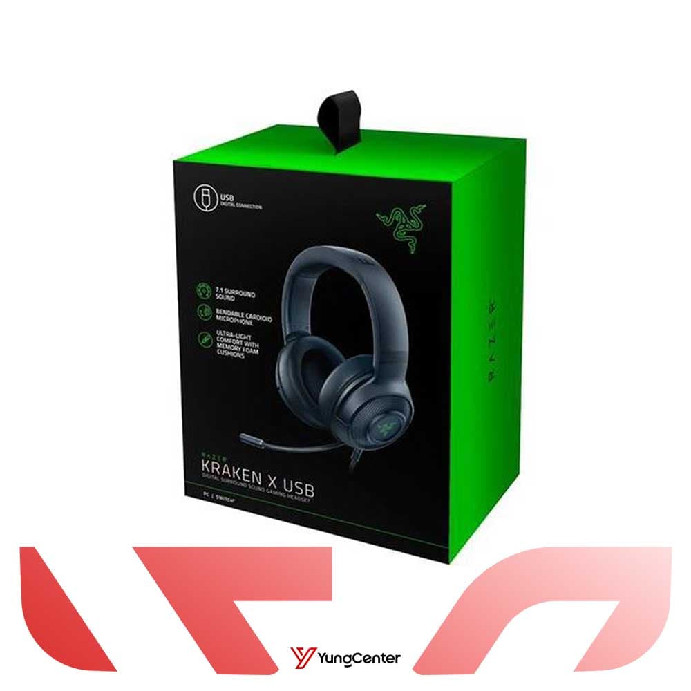 هدست ریزر Headset Gaming Razer KRAKEN X USB — تصویر ۲