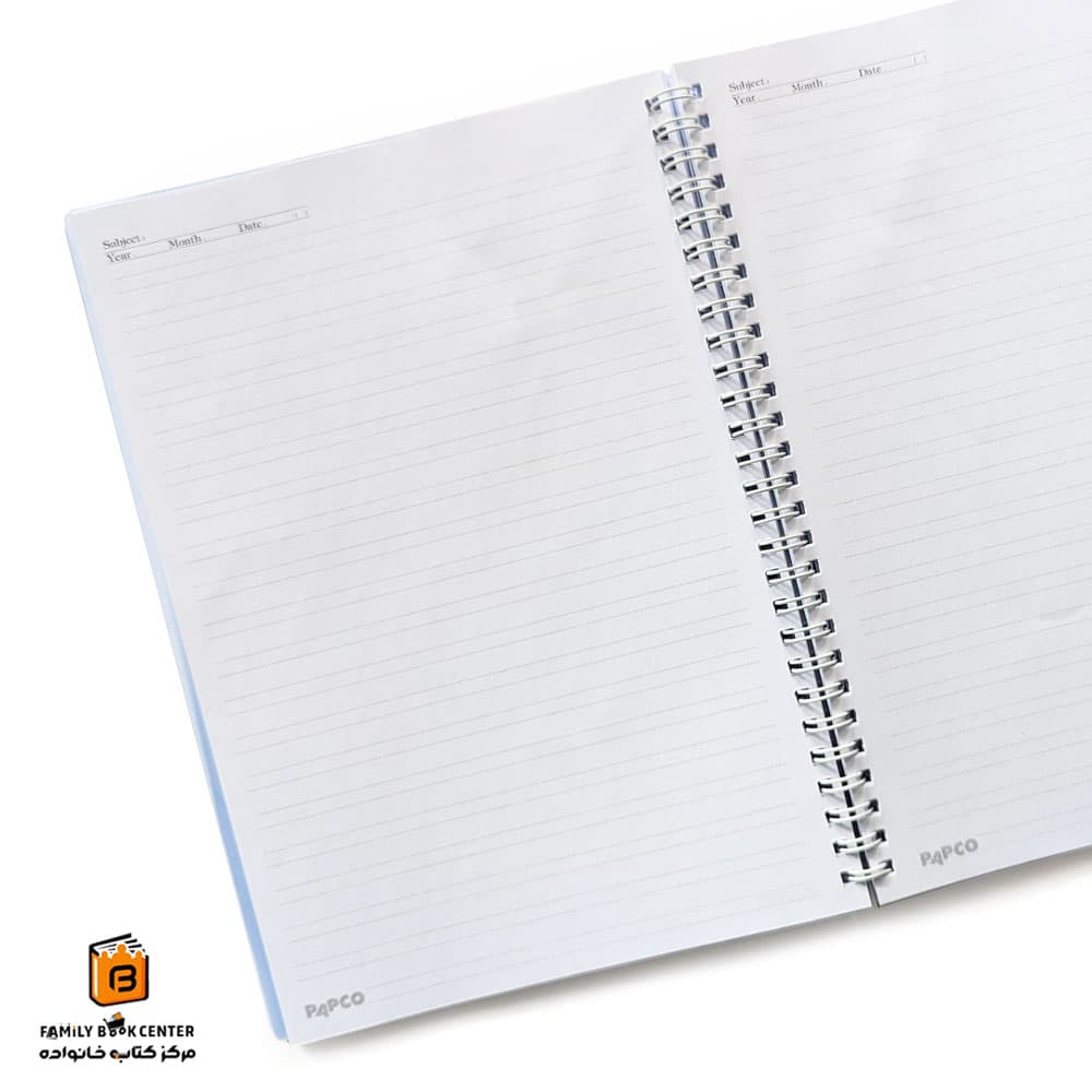 دفتر زبان دو خط آبی پاپکو (PAPCO) — تصویر ۲