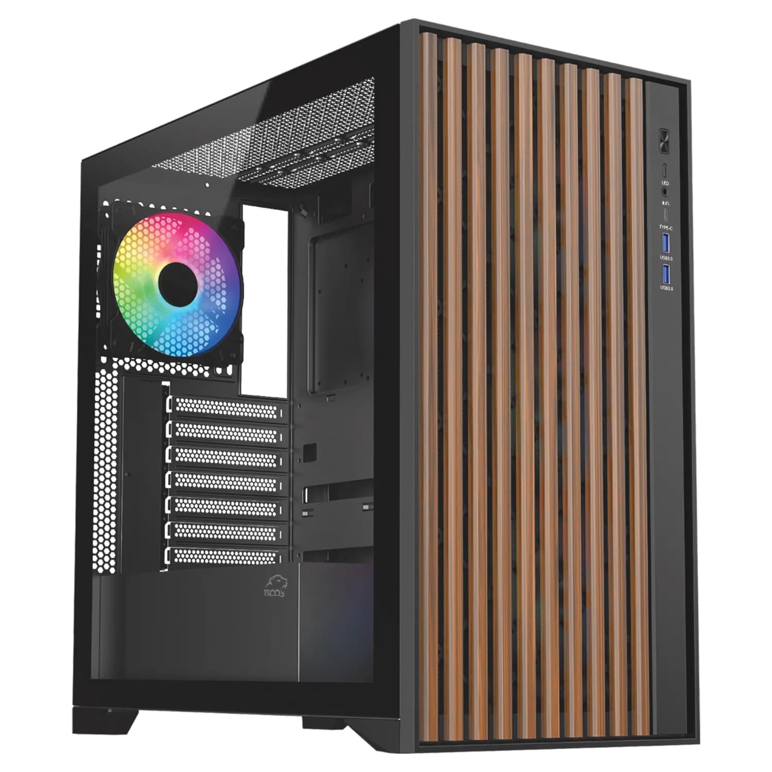کیس کامپیوتر تسکو مدل GC 4512 – Black