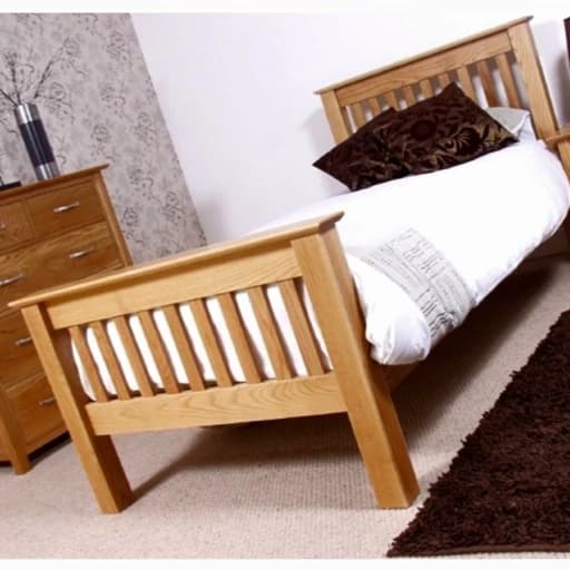 تخت خواب چوبی یک نفره 100-200 مبلمان فرنا مدل 1143818