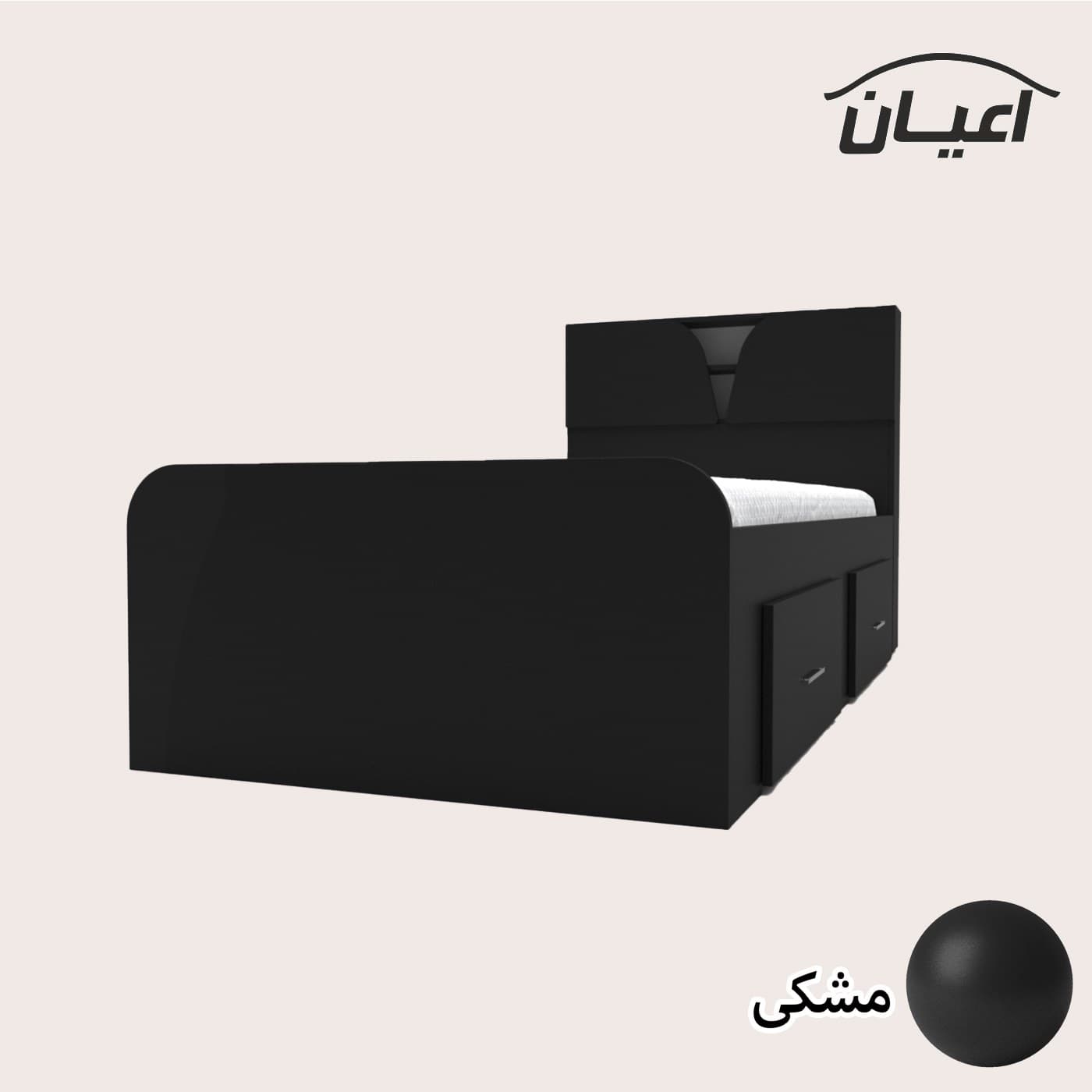تخت خواب یکنفره مدل FH504 سایز 90×200 سانتی متر مبلمان فرنا مدل 1143777 — تصویر ۲