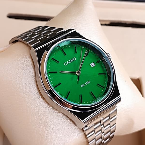 ساعت مچی مردانه Casio گادفادر بند استیل سبز