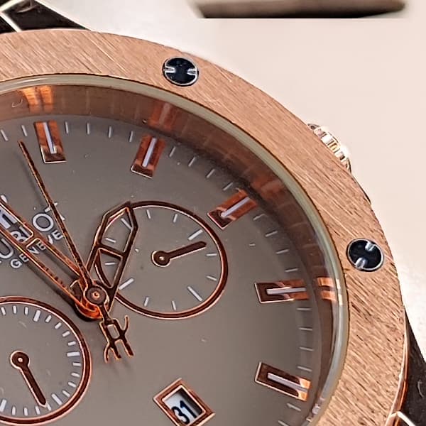 ساعت مچی مردانه هابلوت Hublot طوسی (تک موتوره) — تصویر ۳