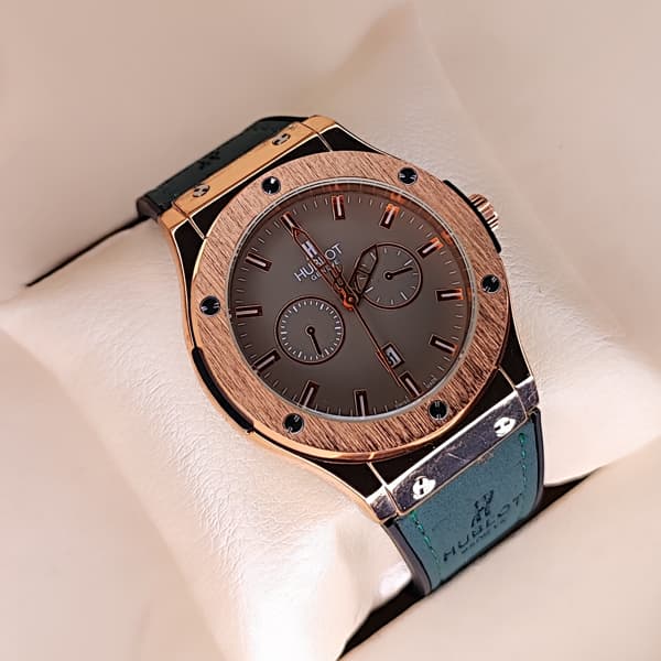 ساعت مچی مردانه هابلوت Hublot طوسی (تک موتوره) — تصویر ۶