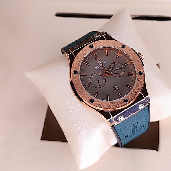 ساعت مچی مردانه هابلوت Hublot طوسی (تک موتوره) — تصویر ۵