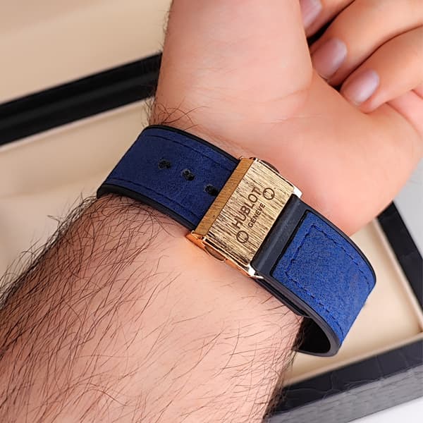 ساعت مچی مردانه هابلوت Hublot پرچم فرانسه آبی (تک موتوره) — تصویر ۷
