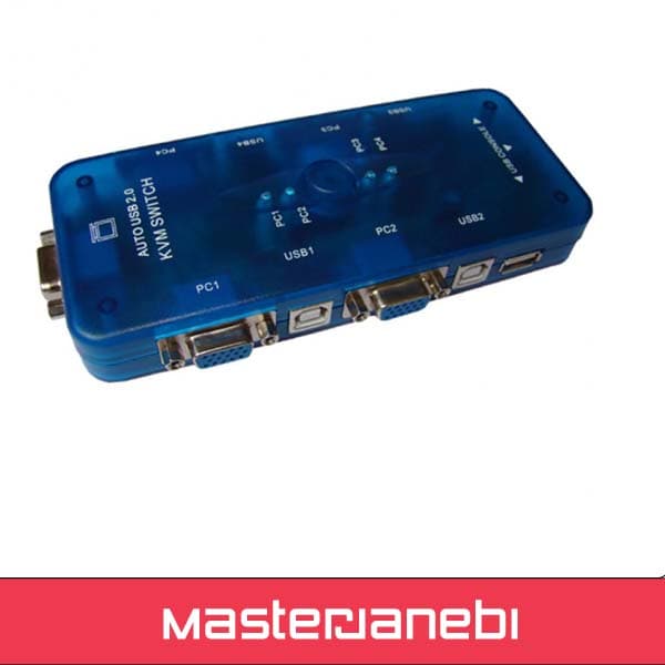 سوئیچ 4 پورت KVM اتوماتیک USB بی نت