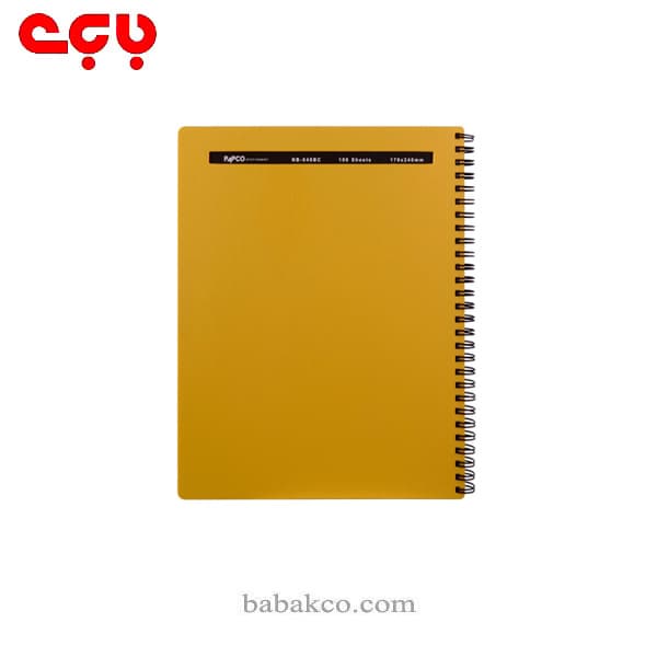 دفتر متالیک پاپکو 100برگ NB-648-BC — تصویر ۲